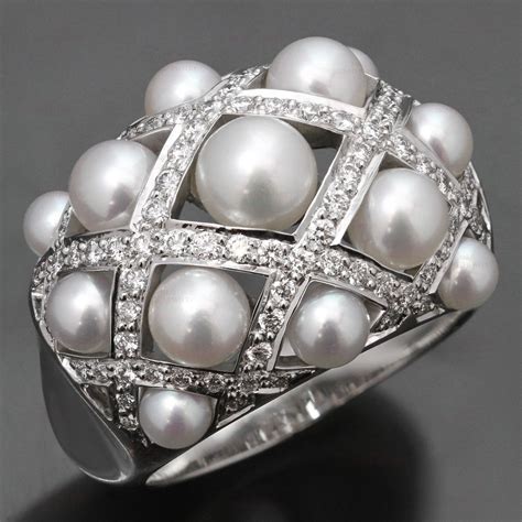 chanel pearl ring 2014|chanel vintage rings.